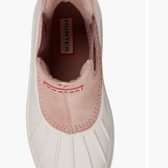 Hunter Sutton Waterproof Duck Boot- Whitby Sand/Rococo Blush - Picture 6 of 11